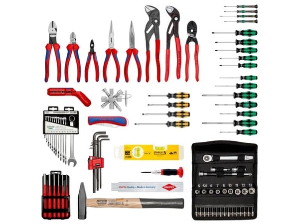 KNIPEX Mechanic - Verktøyssett - 90 deler - inn boks