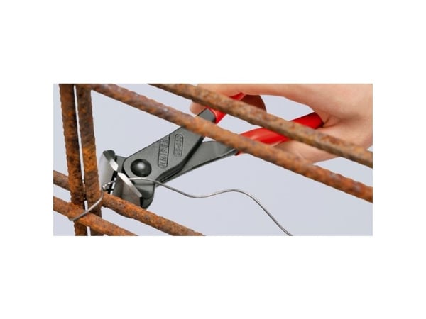 Knipex 68 01 200, Endekuttende tang, 3,1 cm, Stål, Plast, Rød, 50 mm