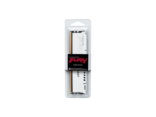 Kingston FURY Beast - DDR5 - modul - 32 GB - DIMM 288-pin - 5600 MT/s / PC5-44800 - CL36 - 1.25 V - ikke-bufret - on-die ECC - hvit