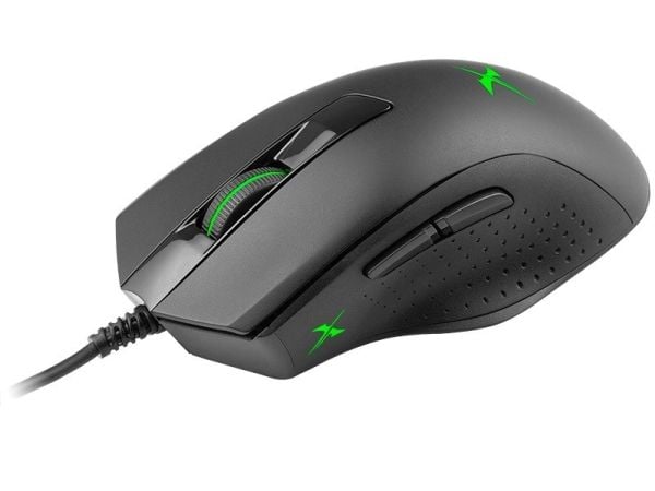 BLOODY X5 Max, Ambidextrous, USB Type-A, 10000 DPI, Svart