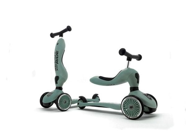 Scoot &amp; Ride Highwaykick 1 Lasten kolmipyöräinen skootteri vihreä