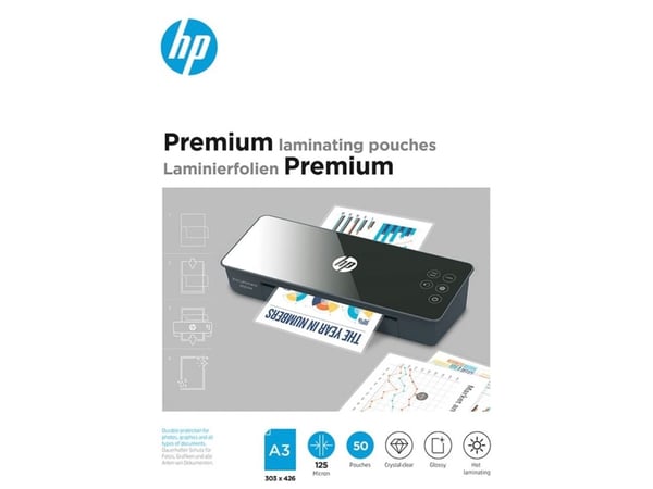 HP 9127, Blank, Gjennomsiktig, DIN A3, 303 mm x 426 mm, Termisk, 0,125 mm, 307 mm