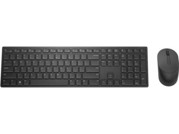 Dell Pro KM5221W - Näppäimistö- ja hiiripaketti - Langaton - 2,4 GHz - QWERTY - Venäläinen - Musta - Vähittäismyyntipakkaus