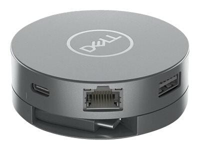 DELL DA305, Langallinen, USB 3.2 Gen 2 (3.1 Gen 2) Type-C, 10,100,1000 Mbit/s, Hopea, 3840 x 2160 pikseliä, Dell