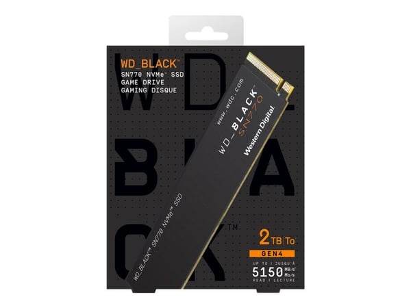 WD_BLACK SN770 WDS200T3X0E - SSD - 2 TB - intern - M.2 2280 - PCIe 4.0 x4 (NVMe)