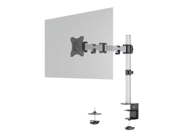 DURABLE SELECT - Monteringssett (leddarm, klemme, søyle, boltefeste) - for LCD-skjerm - plastikk, aluminium, stål - sølv - skjermstørrelse: 13"-27"...