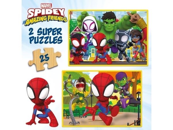 Educa 2x25 Spidey & His Amazing Friends trä