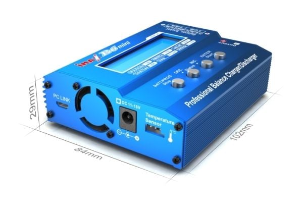 SkyRC iMAX B6mini, Lithium Iron Phosphate (LiFePO4), Lithium Polymer (LiPo), Nikkel-kadmium (NiCd), Lithium-Ion...