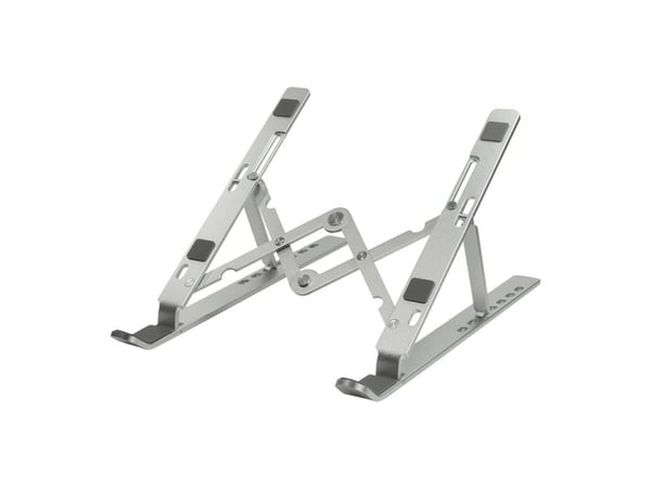 LogiLink AA0134, Ställ till bärbara datorer, Silver, Gjuten aluminium, 25,4 cm (10"), 40,6 cm (16"), 10 kg