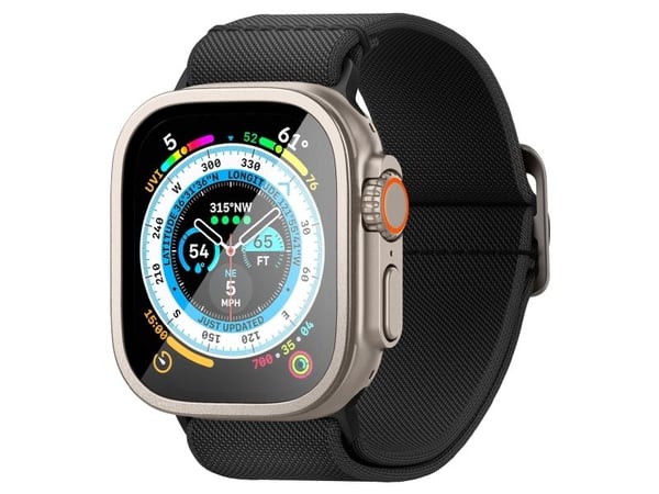 Spigen AGL06161, Skjermbeskytter, Smartklokke, Titan, Apple, Watch Ultra (49mm), Metall, Herdet glass