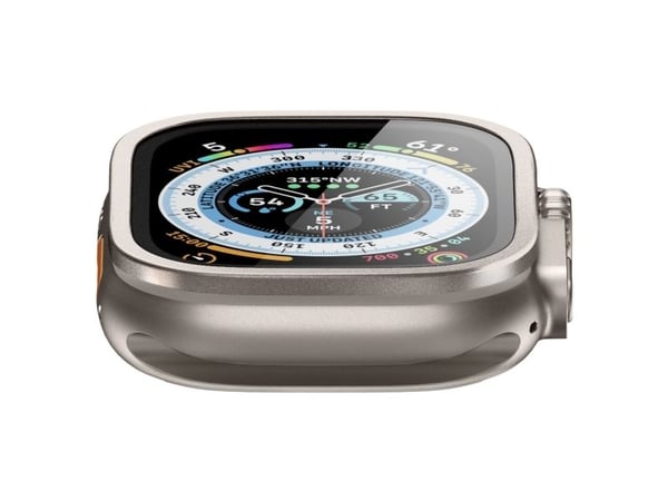 Spigen AGL06161, Skjermbeskytter, Smartklokke, Titan, Apple, Watch Ultra (49mm), Metall, Herdet glass