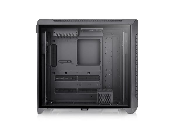 Thermaltake CTE C750 Air - FT - utökad ATX - genomskinlig sidopanel (härdat glas) - ingen strömförsörjning (PS/2) - svart - USB/ljud