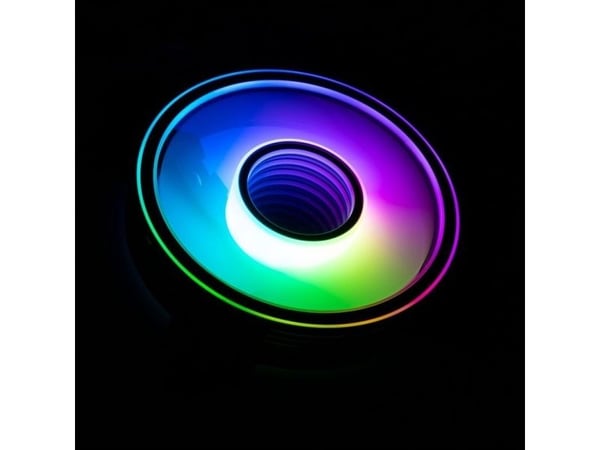 Kolink Umbra Void HDB ARGB Led PWM - 120 mm, Tuuletin, 12 cm, Musta, Valkoinen