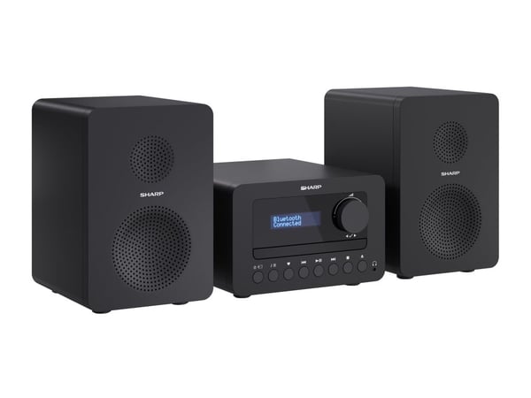 Sharp XL-B520D - Mikrosystem - svart
