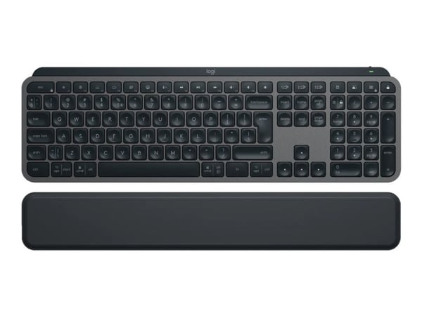 Logitech MX Keys S - Tastatur - bakbelysning - trådløs - Bluetooth LE - QWERTY - Nordisk (dansk/finsk/norsk/svensk) - tastsvitsj: Scissor-Key - gra...