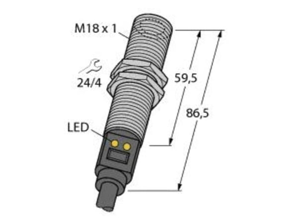Turck 3074921 M18TUP14 Temperatursensor