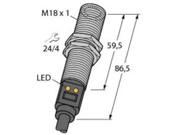 Turck Lämpötila-anturi M18TB14 3073651 1 kpl