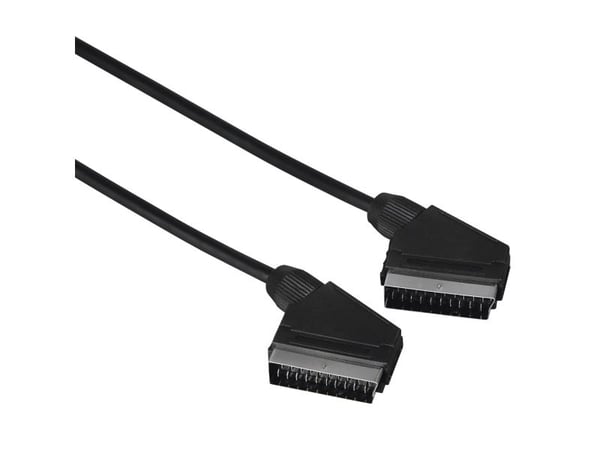 Hama 00205081, 1,5 m, SCART (21-nastainen), SCART (21-nastainen), urosliitin, urosliitin, musta