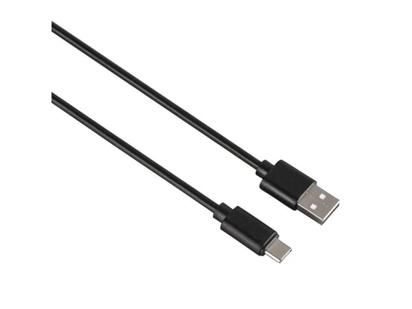 Hama Entry Line - USB-kabel - USB (hann) til 24 pin USB-C (hann) - USB 2.0 - 1.5 A - 90 cm - svart