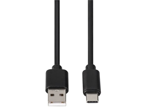 Hama Entry Line - USB-kabel - USB (hann) til 24 pin USB-C (hann) - USB 2.0 - 1.5 A - 90 cm - svart