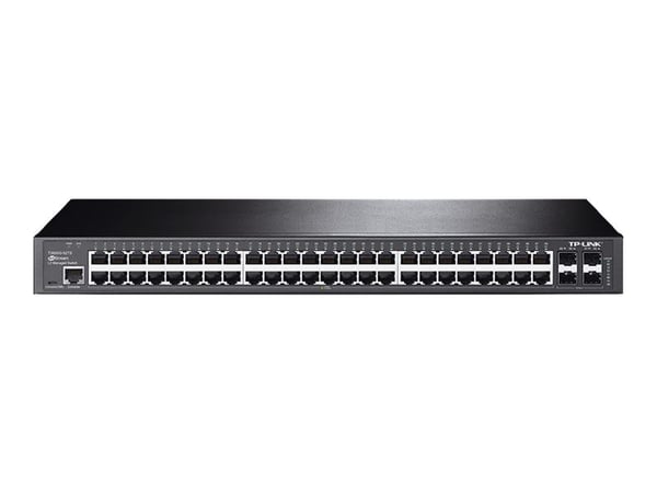 TP-Link JetStream T2600G-52TS - Kytkin - Administreret - 48 x 10/100/1000 + 4 x SFP - monterbar på stativ