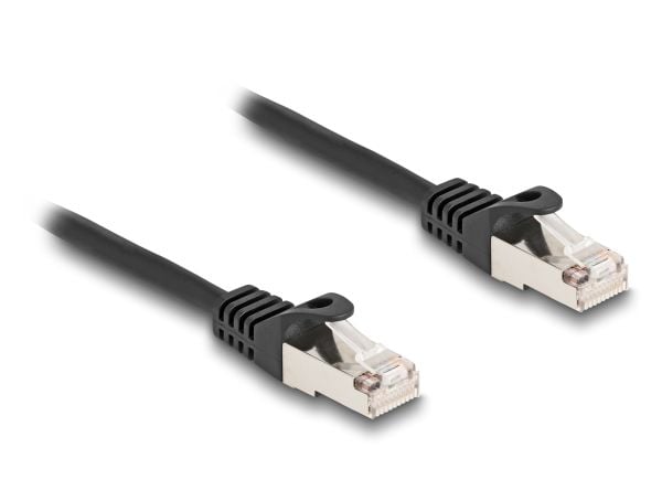 Delock - Nettverkskabel - RJ-50 (hann) til RJ-50 (hann) - 1 m - S/FTP - uten hindringer - svart