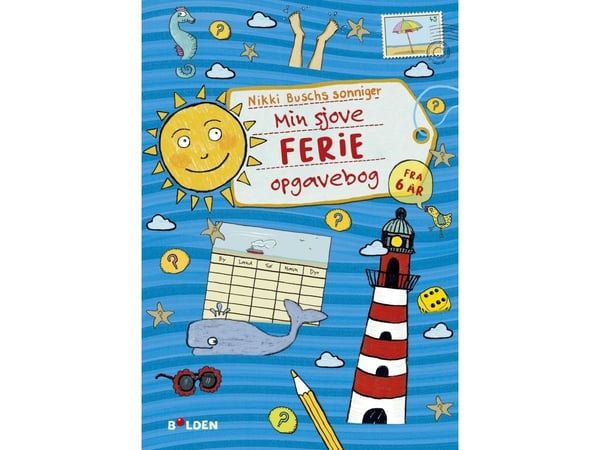 Min sjove ferie-opgavebog - fra 6 år