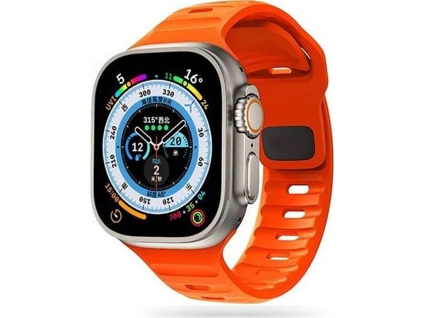 Tech-Protect klockarmband Tech-protect Iconband Line för Apple Watch 4/5/6/7/SE/8/Ultra 44/45/49 mm orange