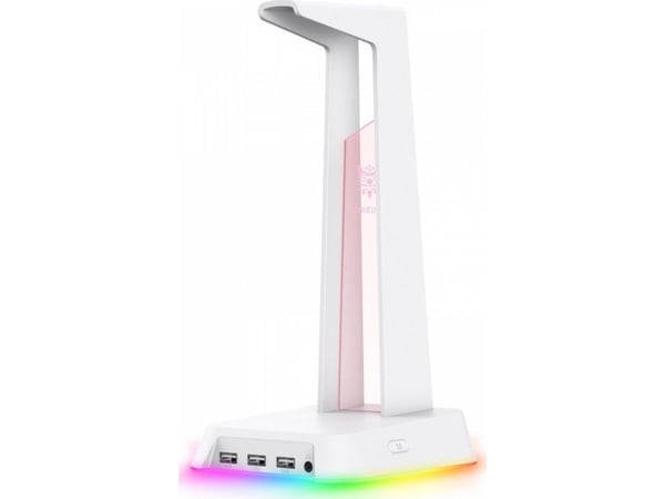 Onikuma headsetstativ med RGB-belysning ST2 hvit