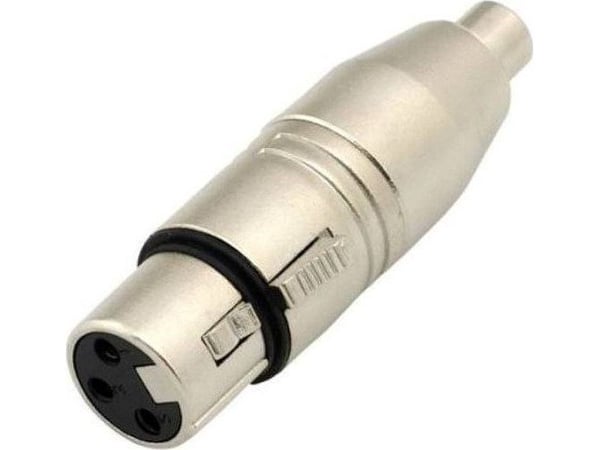 AV-adapter SSQ HA21 - Adapter fra RCA-hann til 3-pinners XLR-hunn