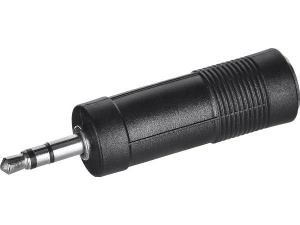 SSQ HA2 - Adapter, 6,3 mm stereo jack-stik - 3,5 mm stereo jack-stik