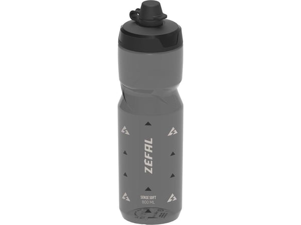 ZÉFAL vannflaske Sense Soft 80 No-Mud 800 ml smoked black