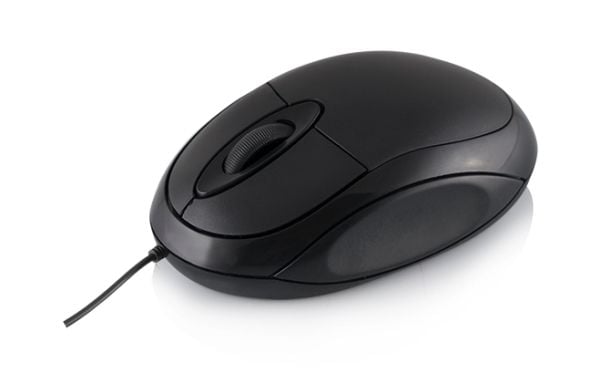 Modecom LM-11, Molempikätinen, Optinen, USB A-tyyppi, 1000 DPI, Musta