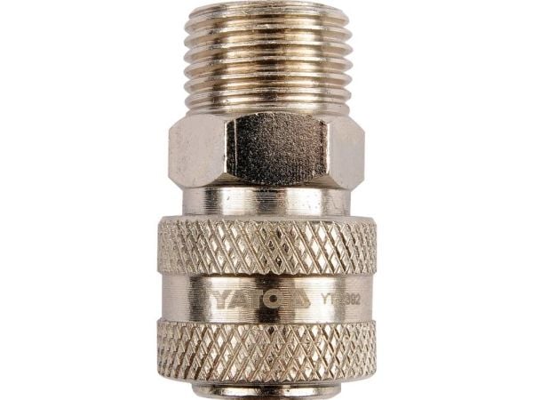 Yato YT-2392, Nickel, Nickel, Stål, Utvändig gänga, 1/2", 1 styck