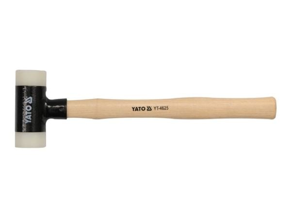 Yato YT-4624, Studsfri hammare, Polyuretan (PU), Trä, Svart, Trä, 31,8 cm, 265 g