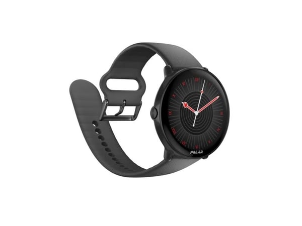 Polar Ignite 3 - Sportsur med bånd - silikon - båndbredde: S/L - display 1.28" - 32 MB - Bluetooth - 35 g - nattsvart