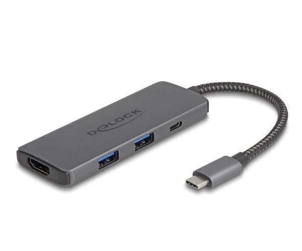 Delock - Dockningsstation - USB-C / Thunderbolt 3 / Thunderbolt 4 - HDMI