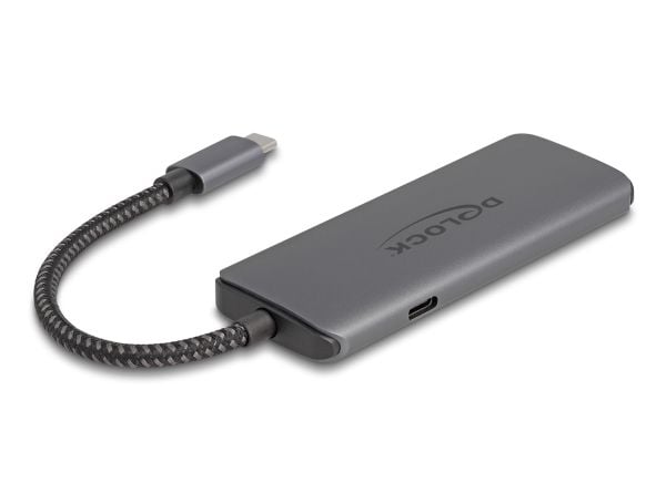 Delock - Dockningsstation - USB-C / Thunderbolt 3 / Thunderbolt 4 - HDMI