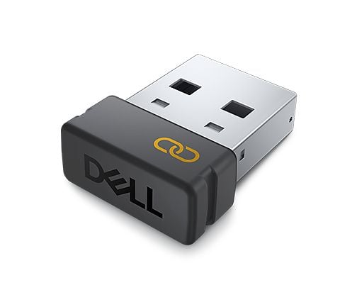 Dell Secure Link USB Receiver WR3 - Trådløs mus / tastaturmottaker - USB, RF 2,4 GHz - svart