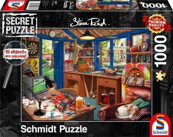 Schmidt Spiele 59977, 1000 brikker, kunst, 12 År