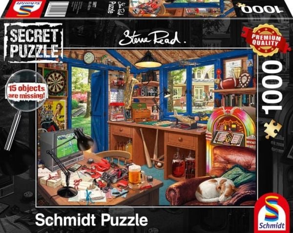 Schmidt Spiele 59977, 1000 brikker, kunst, 12 År