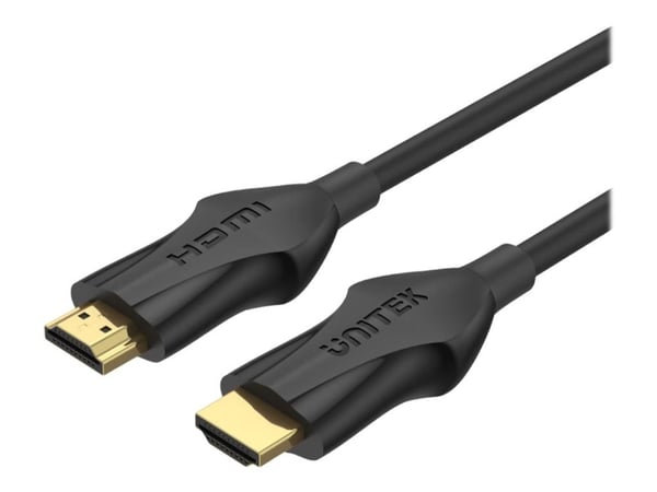 Unitek C11060BK-3M - Ultra High Speed - HDMI-kaapeli - HDMI uros HDMI uros - HDMI uros - 3 m - kaksoissuojattu - musta - 4K120 Hz tuki, 8K60 Hz tuki