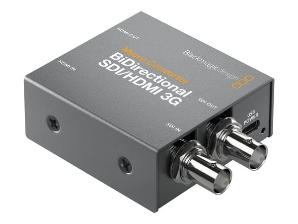 Blackmagic Micro Converter BiDirectional SDI/HDMI 3G - 3G-SDI/HD-SDI/SDI ja HDMI kaksisuuntainen video- ja audiomuunnin