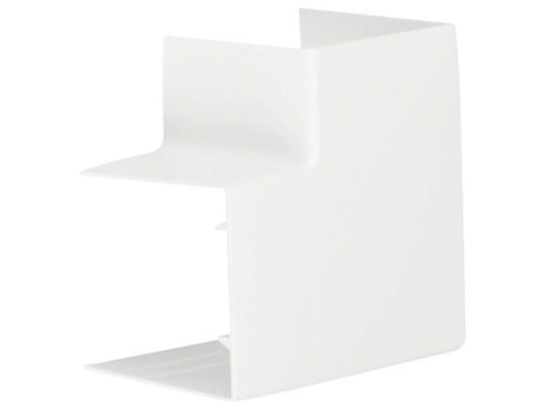 Hager LFF6006059016 Litteä kulma (L x K) 57 mm x 60 mm Valkoinen 1 kpl