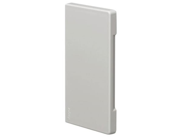 Hager BR6513067035 Päätykappale (L x S) 130 mm x 68 mm Harmaa 1 kpl