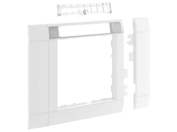 Hager GR0802B9016, Monteringsplate, Hvit, Akrylonitril-butadien-styren (ABS), 80 mm, 103 mm
