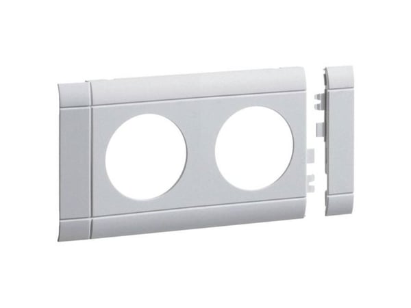 Hager GB08020LAN, alumiini, synteettinen ABS, 1 kpl