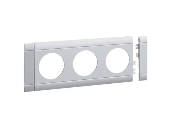 Hager GB08030LAN, alumiini, synteettinen ABS, 1 kpl