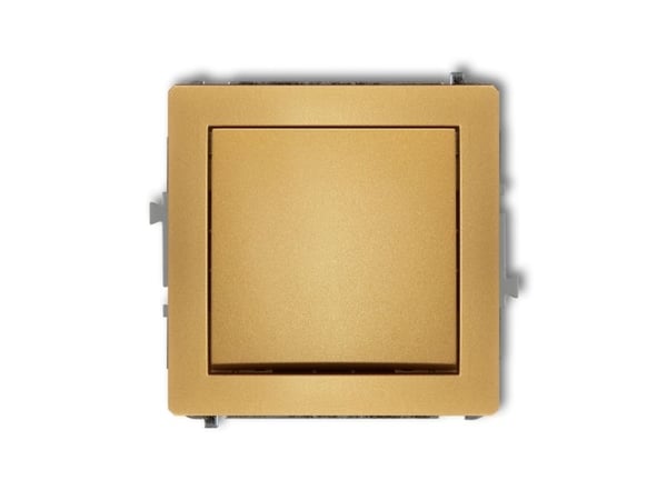 Karlik 29DWP-1, tasokytkin, kultainen, IP20, IP44, 250 V, 10 A