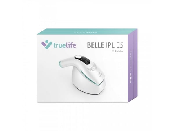 TrueLife BELLE IPL E5, Hvit, Intense Pulsed Light (IPL), 8 min, Mageområdet, Armhule, Back thigh, Bikini, Baken, Bryst, Dekolletage, Front thigh, I...